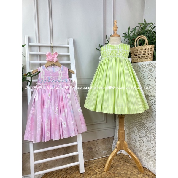 ĐẦM SMOCK RUY BĂNG