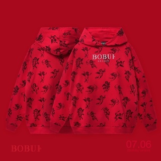 Áo Hoodie BOBUI ANGELS BOBUI LOGO REFLECTIVE HOODIE/ RED