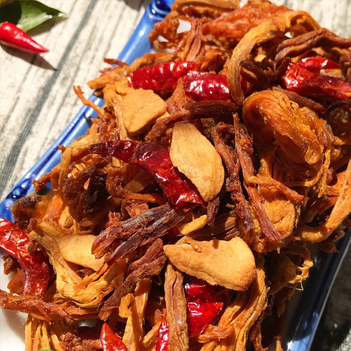 Khô Heo Cháy Tỏi Siêu Ngon - Hộp 500gr | BigBuy360 - bigbuy360.vn