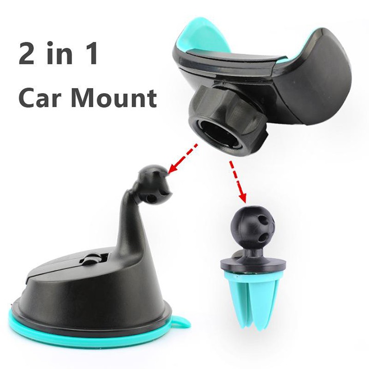 Gía Đỡ Kiêm Sạc Không Dây Trên Oto TẶNG Giá đỡ điện thoại trên xe hơi Jual Jual Car Holder 3 in 1