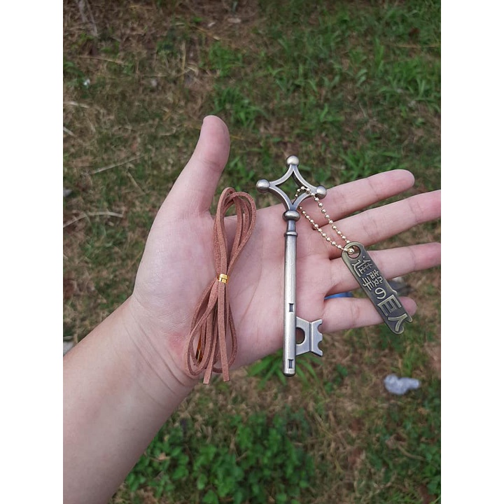 [ 10cm ] Dây chuyền hợp kim chìa khóa của Eren Yeager - AOT - Baystore