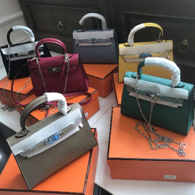 Kelly quai xách chanh sả sz 21