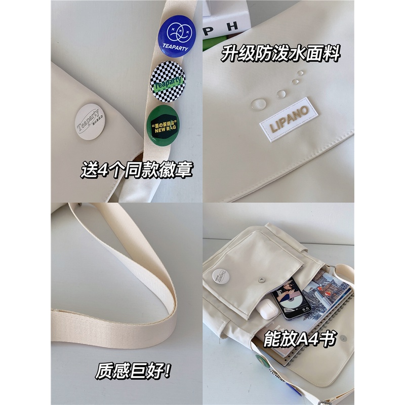 Túi Đeo Chéo Phong Cách Harajuku Nhật Bản Cho Nam Nữ