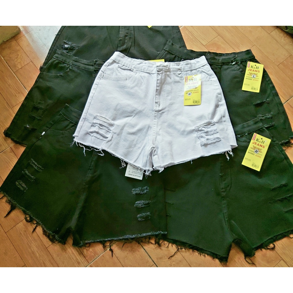 Quần đùi kaki co dãn tua lai SL22021