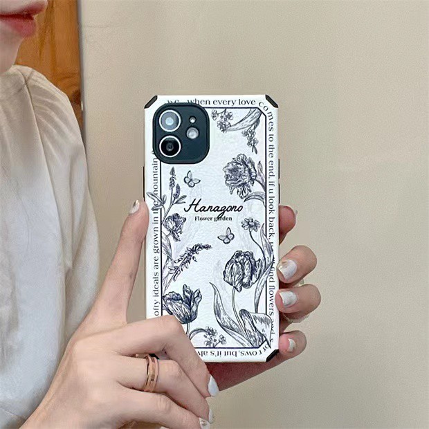 Ốp điện thoại hình hoa hồng trắng đen cho iphone 13 Pro Max i13 13pro 11 Pro Max i11 iX XS XR Xs MAX 7plus 8plus 7 PLUS 8 PLUS 12Pro 12 Pro Max