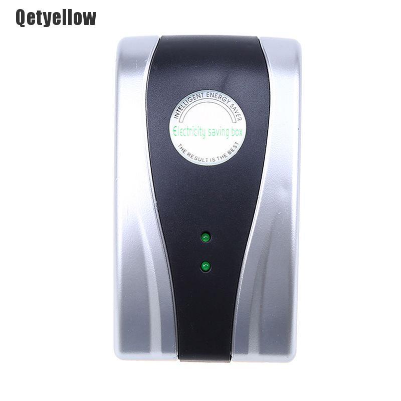 Qetyellow Power Electricity Saving Energy Saver Box Save 30% Device EU US Plug