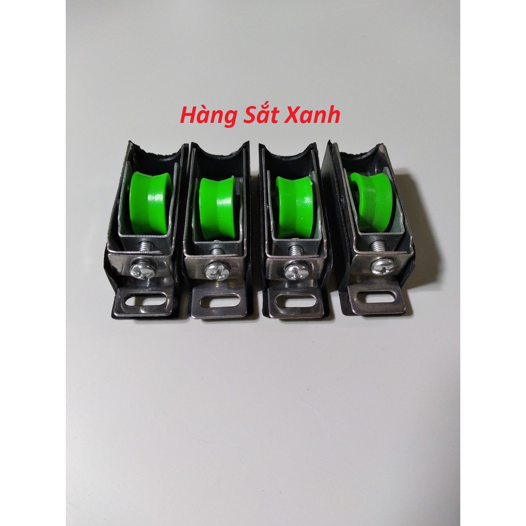 4 Bộ Bánh Xe Đơn Trượt Cửa Lùa Nhôm Hệ 55