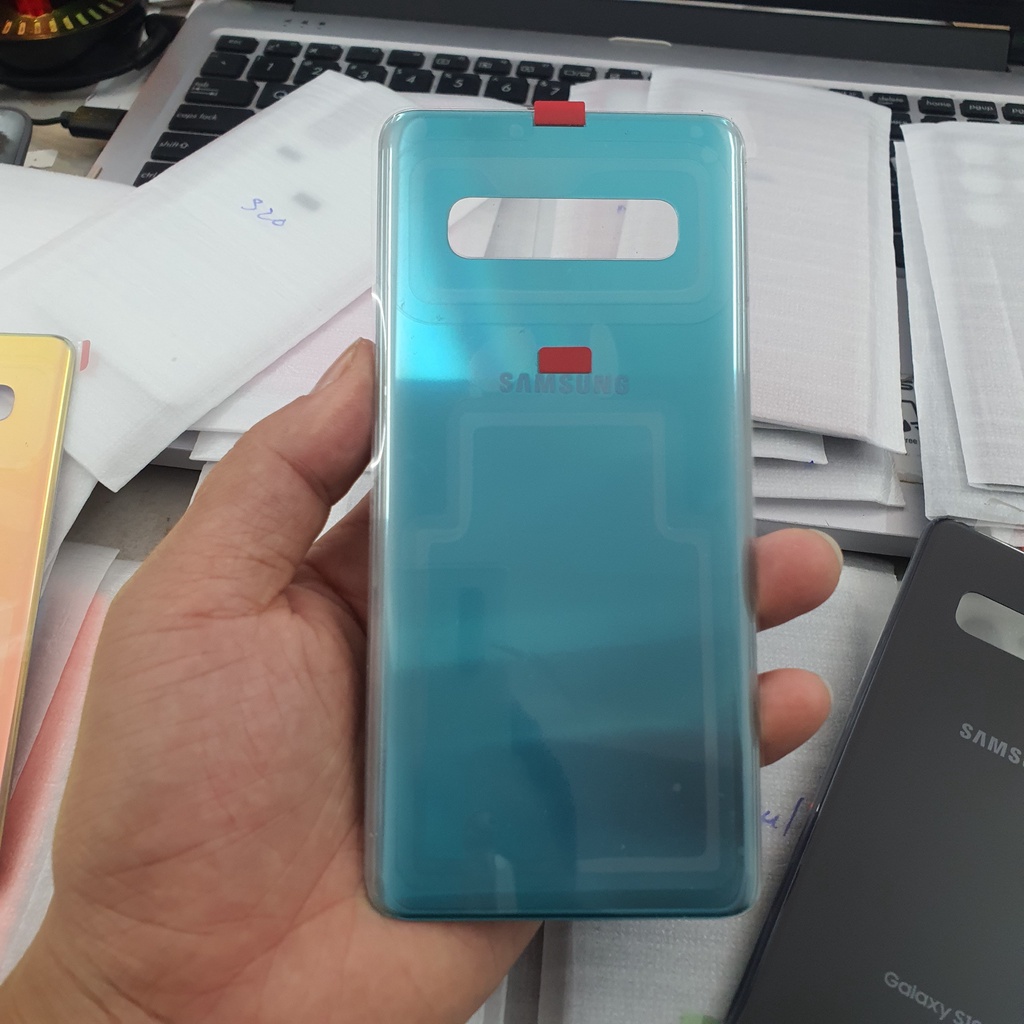 Nắp Lưng Kính Samsung S10 Plus Chính Hãng, Đủ Màu, Màu Zin Nguyên Bản Samsung