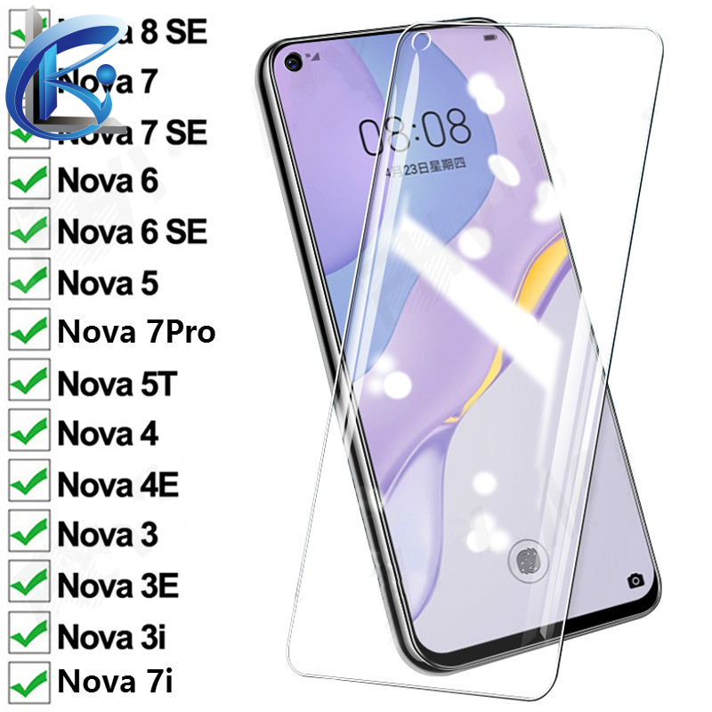 Kính Cường Lực Bảo Vệ Màn Hình Cho Huawei Nova 4 4e 3 3e 3i Nova 5 5i 5t Nova 7 7i Se Pro