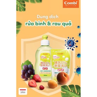 Nước rửa bình sữa Combi [ mua 1 chai tặng 1 túi ]