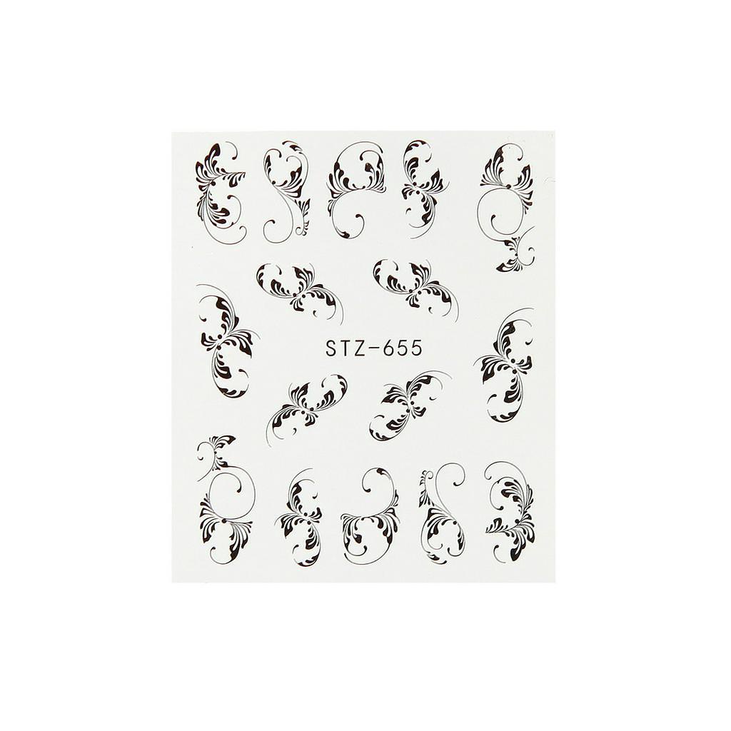 [Hàng mới về] Set 6 tấm decal nước nhiều kiểu họa tiết để trang trí móng nghệ thuật diy