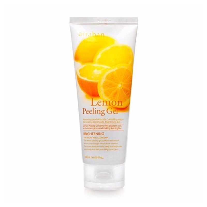 Tẩy tế bào chết body Arrahan 180ml,tẩy da chết hoa quả,gel tẩy tế bào chết tại nhà giúp da căng bóng,sáng mịn,mềm mại