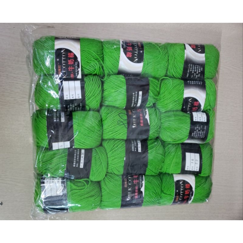 (Thanh lý ) len sợi Cotton Milk nhiều màu sắc