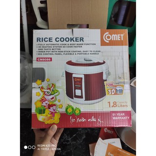 Nồi cơm điện 3D Comet CM8086 - 1.8L NEW