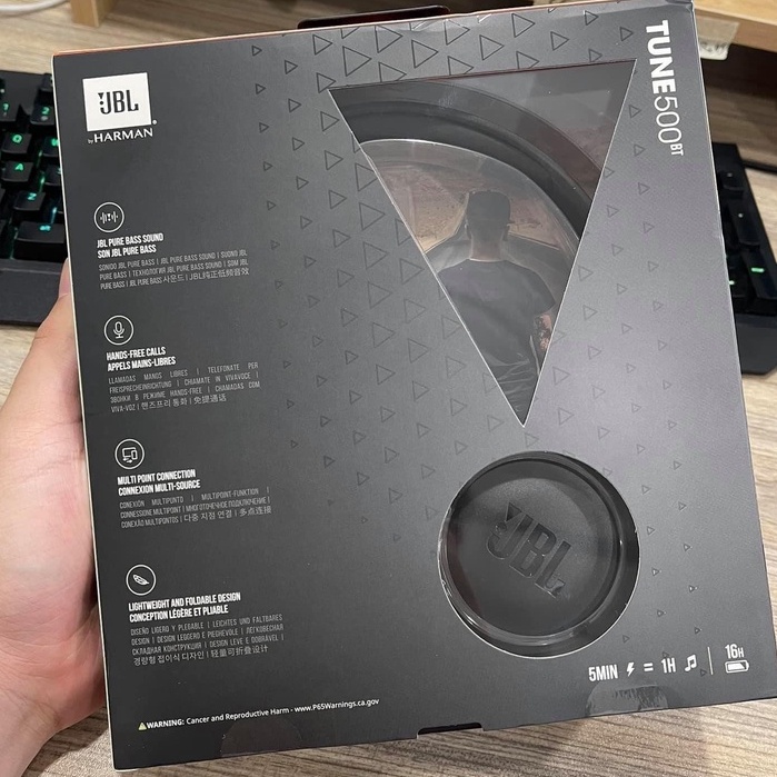 Tai nghe Bluetooth JBL Tune 500BT Wireless Bluetooth On-ear