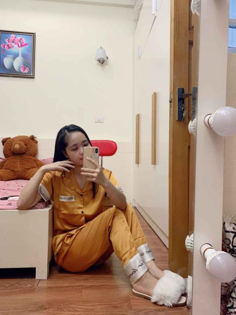 PIJAMA ÁO CỘC QUẦN DÀI DÀI [ VIDEO THẬT]