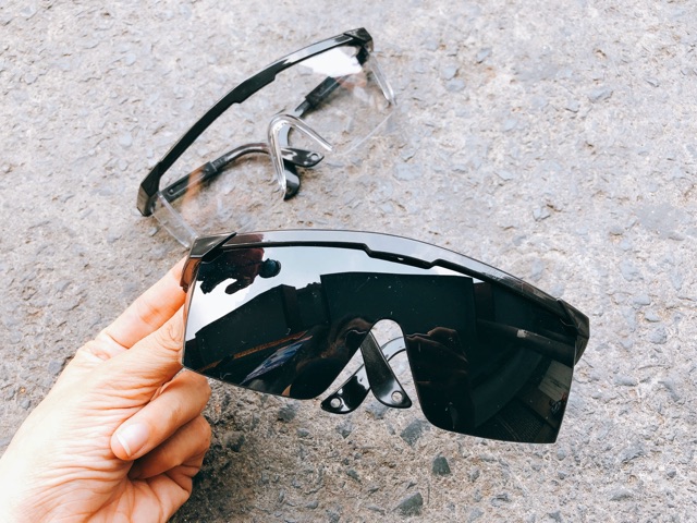 Kính bảo hộ vuông cao cấp- tròng mắt trong suốt bảo vệ mắt toàn diện | BigBuy360 - bigbuy360.vn