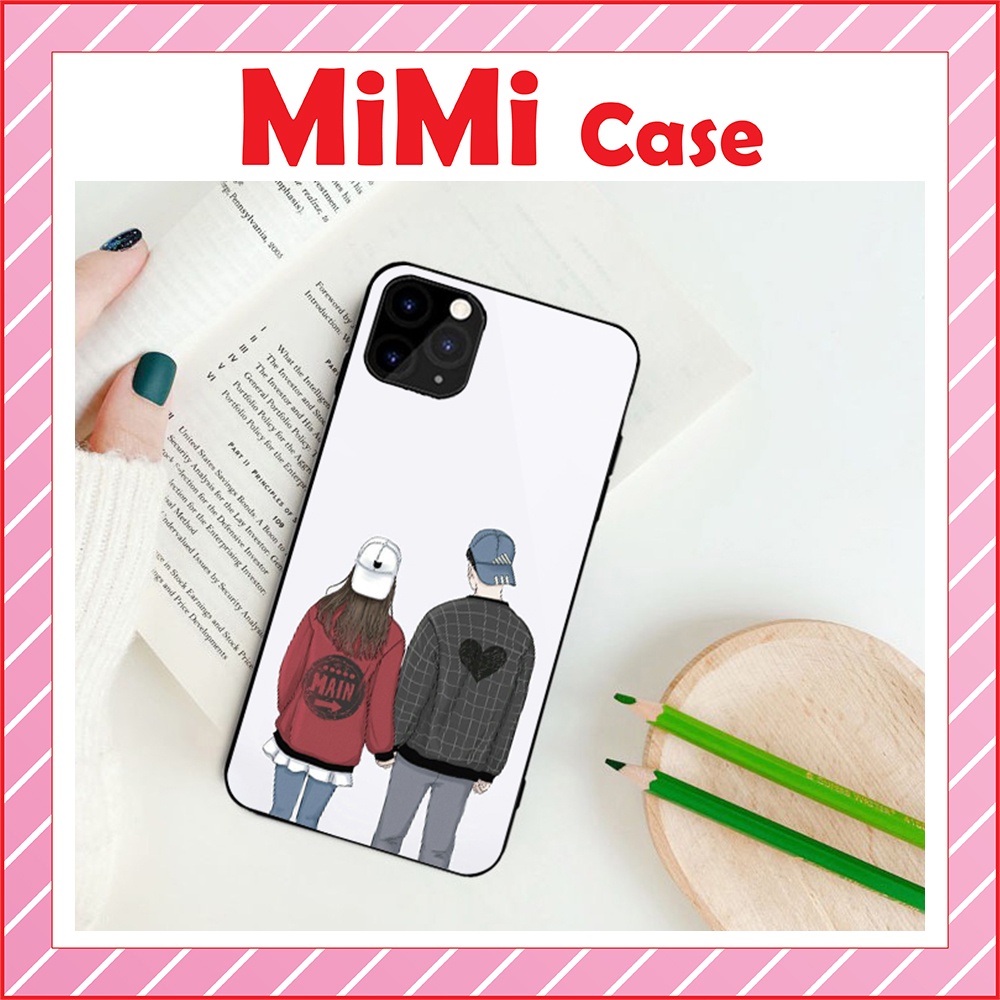 Ốp lưng iPhone Ốp kính iphone cặp đôi nam nữ - MiMi Case M-4
