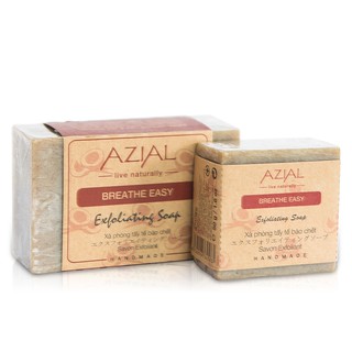 Xà phòng tắm tẩy tế bào chết AZIAL Breathe Easy Exfoliating Soap 100g, phù hợp mọi loại da