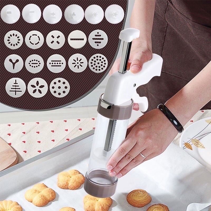 Bộ dụng cụ nhấn làm bánh quy nhiều kiểu xinh xắn tiện lợi