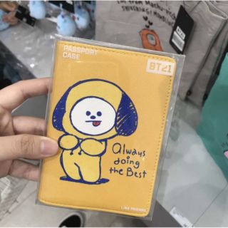 Passport BT21 | Bao da bọc hộ chiếu (Tata, Cooky, Chimmy)