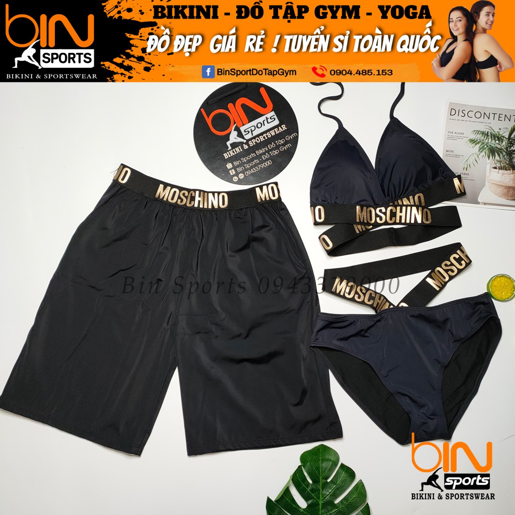 Đồ Bơi Cặp Nam Nữ Mặc Đi Biển Bin Sports CB005