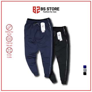 Quần thun nam thể thao BSSTORE co giãn 4 chiều,quần nam jogger vải thun cao cấp co giãn thoáng mát - BS.Store
