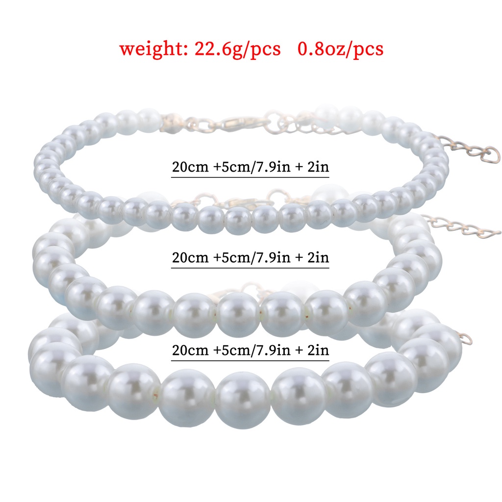 (0296) Bộ Set 3 Vòng Tay Ngọc Nữ Tính Cuốn Hút Phong Cách Hàn Quốc