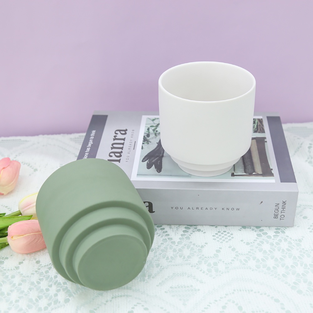 Chậu Nhựa Mini Trồng Cây Melamin Tam Tầng  EIG Y153 9cm Nhiều Màu Cao Cấp Thành Dày Chịu Nhiệt Bền