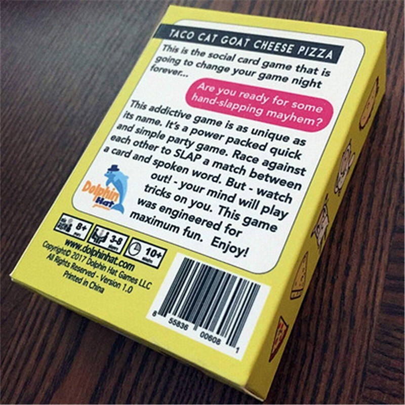Bộ Thẻ Bài Chơi Game Taco Cat Goat Cheese Pizza Độc Đáo Thú Vị