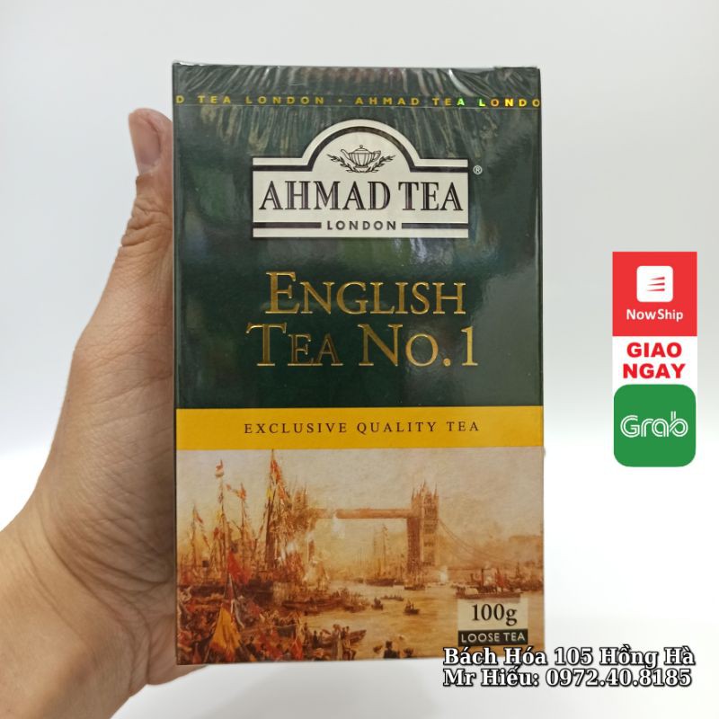 [T11/2023] Trà Ahmad pha ấm English Tea No.1 hộp 100g