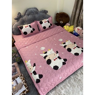 Set chăn hè Cotton Poly 5 món gồm 1 ga ,2 vỏ gối đầu , 1 vỏ gối ôm ,1 chăn hè Trần bông Mẫu mã đa dạng