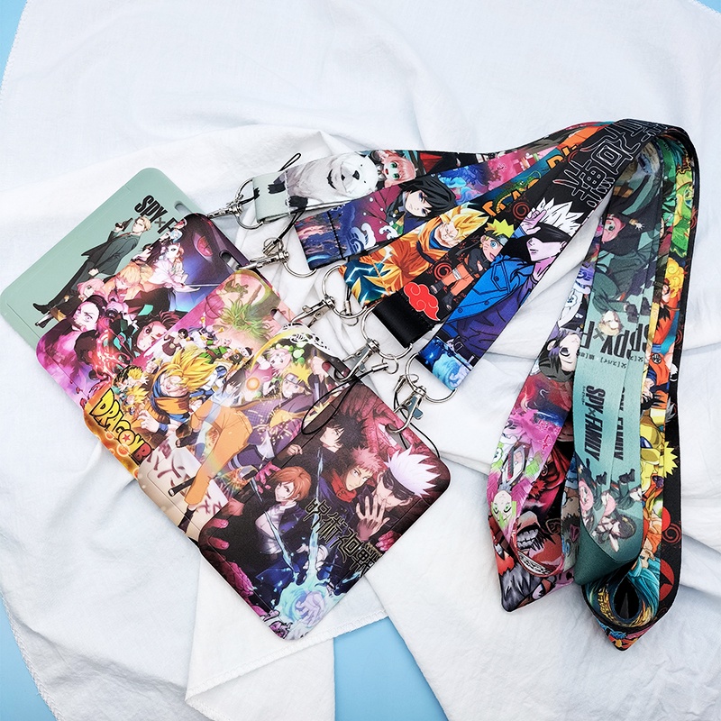 Dây Đeo Thẻ ID/Móc Khóa/Điện Thoại/Thẻ ID In Hình Anime Jujutsu Kaisen