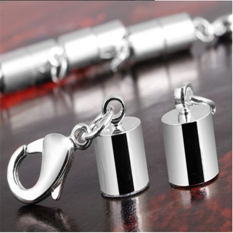 Set 5 / 6 Móc Nối Dài Vòng cổ / Vòng Tay Màu Vàng / Bạc Có Khóa Nam Châm Diy Mới