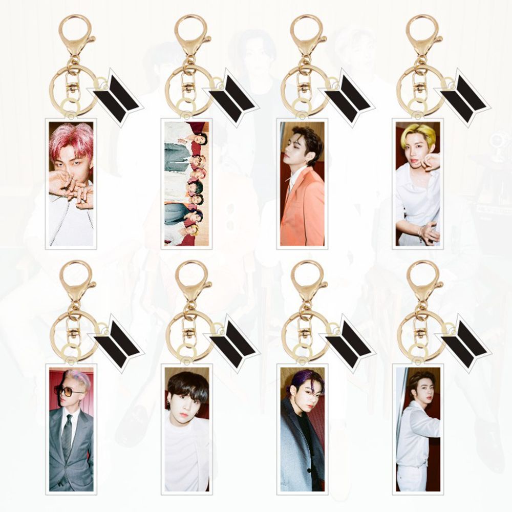 Móc Khóa Trang Trí Hình Các Thành Viên Nhóm BTS