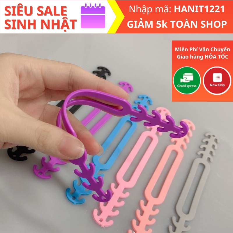 ❤️FREE SHIP❤️ Dây Đeo Khẩu Trang Chống Đau Tai [Hỏa Tốc 30P] - Quai Gài Khẩu Trang - Silicone Mềm Không Hằn Da