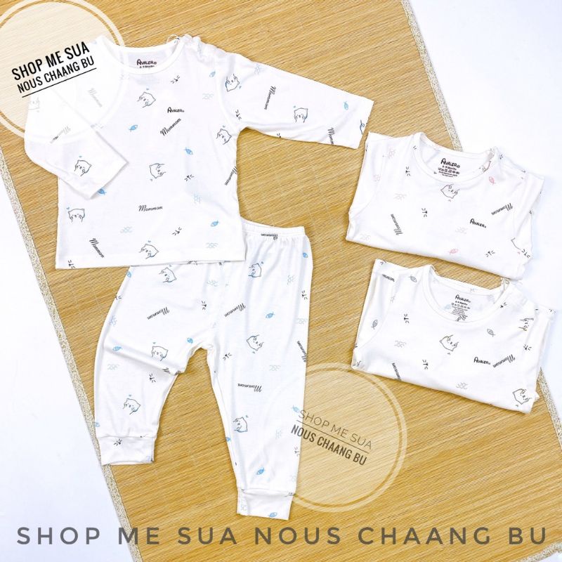 Bộ Dài Tay Sợi Tre AVALER ( mát)