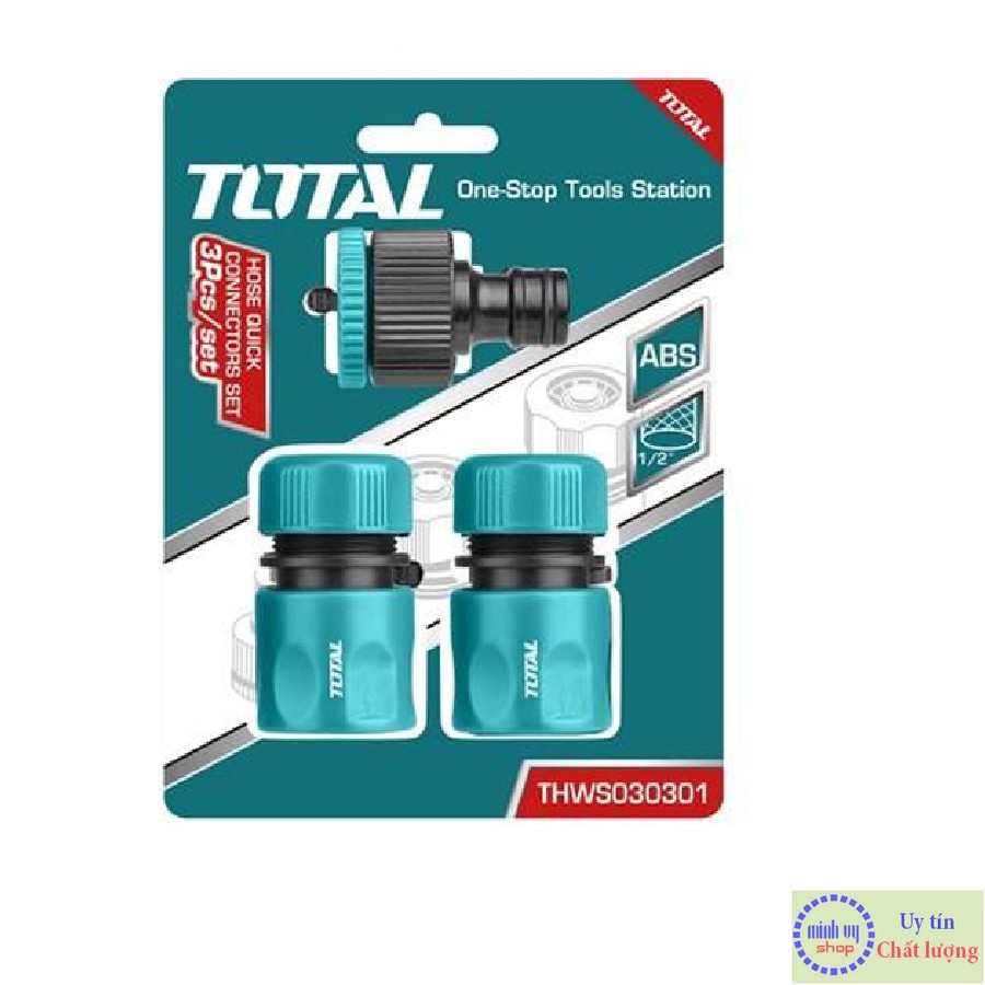 Bộ 3 Khớp Nối ống nước máy xịt rửa Total THWS030301