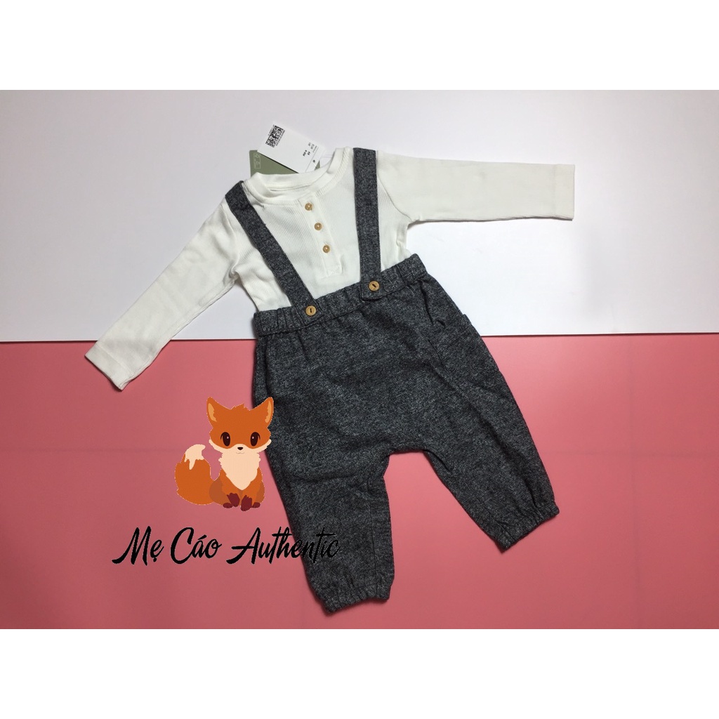 Set áo + quần yếm H&M Auth cho bé
