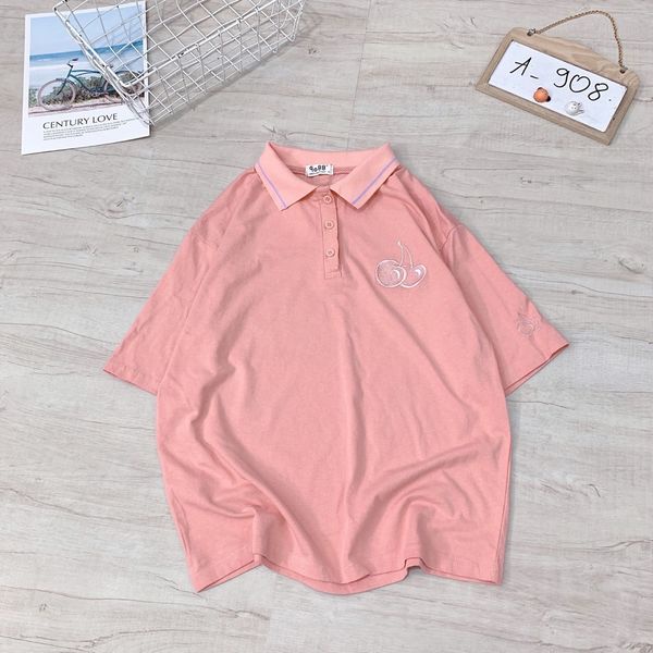 Áo Thun Form Rộng Polo Nam Nữ In Hình Quả Jerry Siêu Đẹp Siêu Đáng Yêu Chất Cotton Mềm Mát Kiểu Cách Cá Tính  TTQ0225