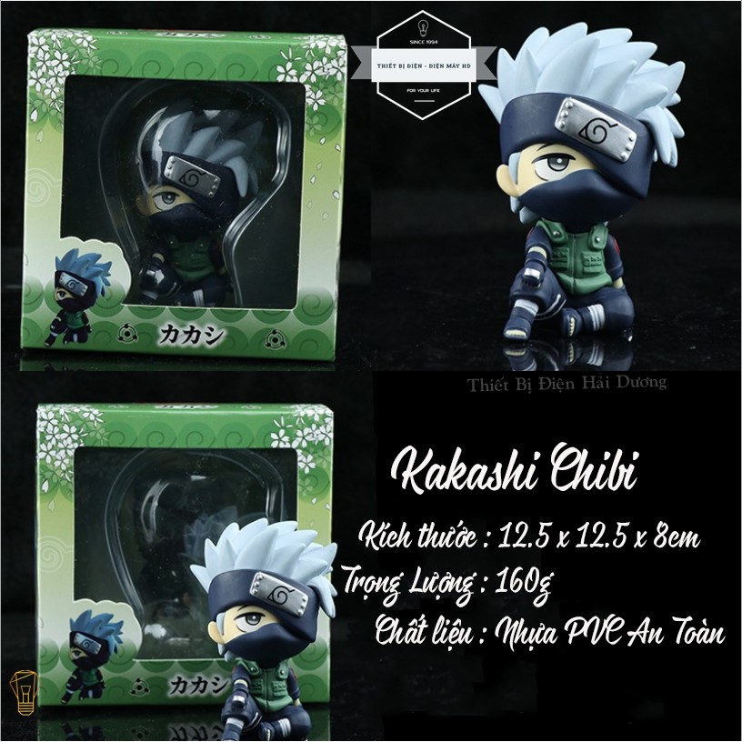 Mô Hình Chibi 4 Nhân Vật Naruto - Kakashi - Sasuke -Itachi - Siêu Đẹp - Siêu Dễ Thương - Bảo Hành 12 Tháng - Có Video