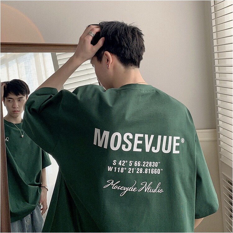 Áo phông nam nữ form rộng 2N Unisex thun cotton in Tọa độ