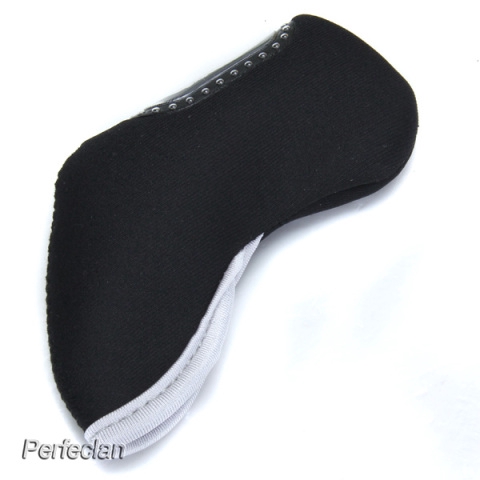 Set 10 Vỏ Bọc Đầu Gậy Đánh Golf Bằng Nylon Màu Đen