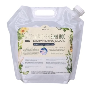 Nước rửa chén sinh học Minh Hồng One4One 4.9L (Dạng Túi)