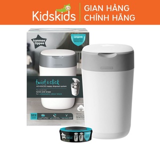Thùng xử lý tã cho bé Tommee Tippee Twist & Click - Trắng