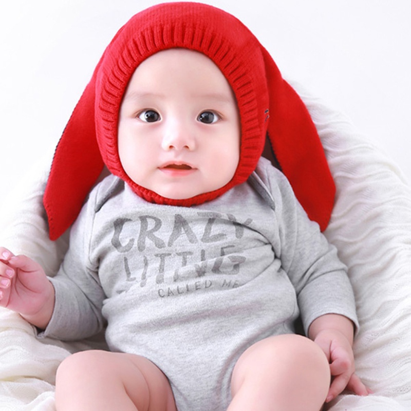 Mũ Trùm Tai Dày Dặn Giữ Ấm Thiết Kế Tai Dài Dễ Thương Dễ Phối Đồ