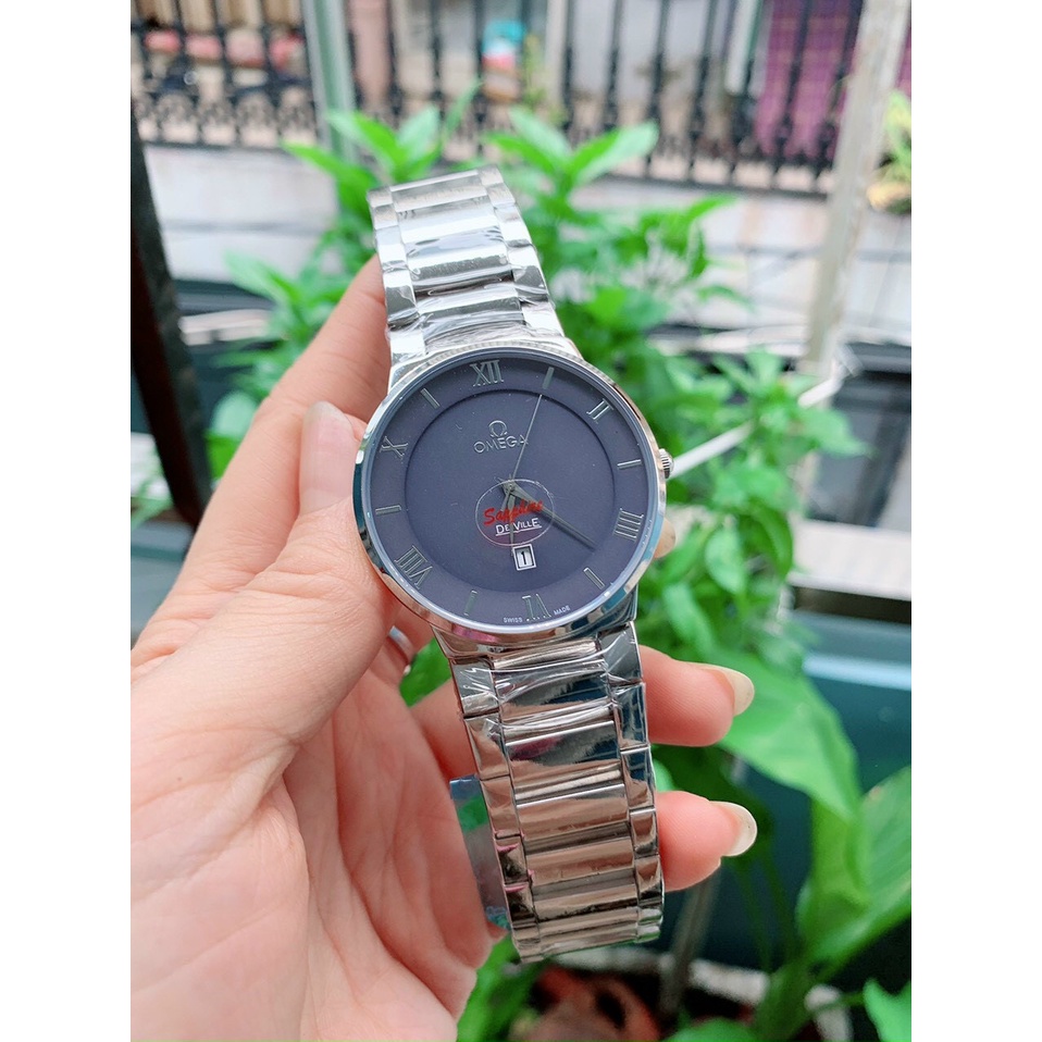 ĐỒNG HỒ NAM NỮ OME.GA MÁY NHẬT KÍNH SAPHIRE
