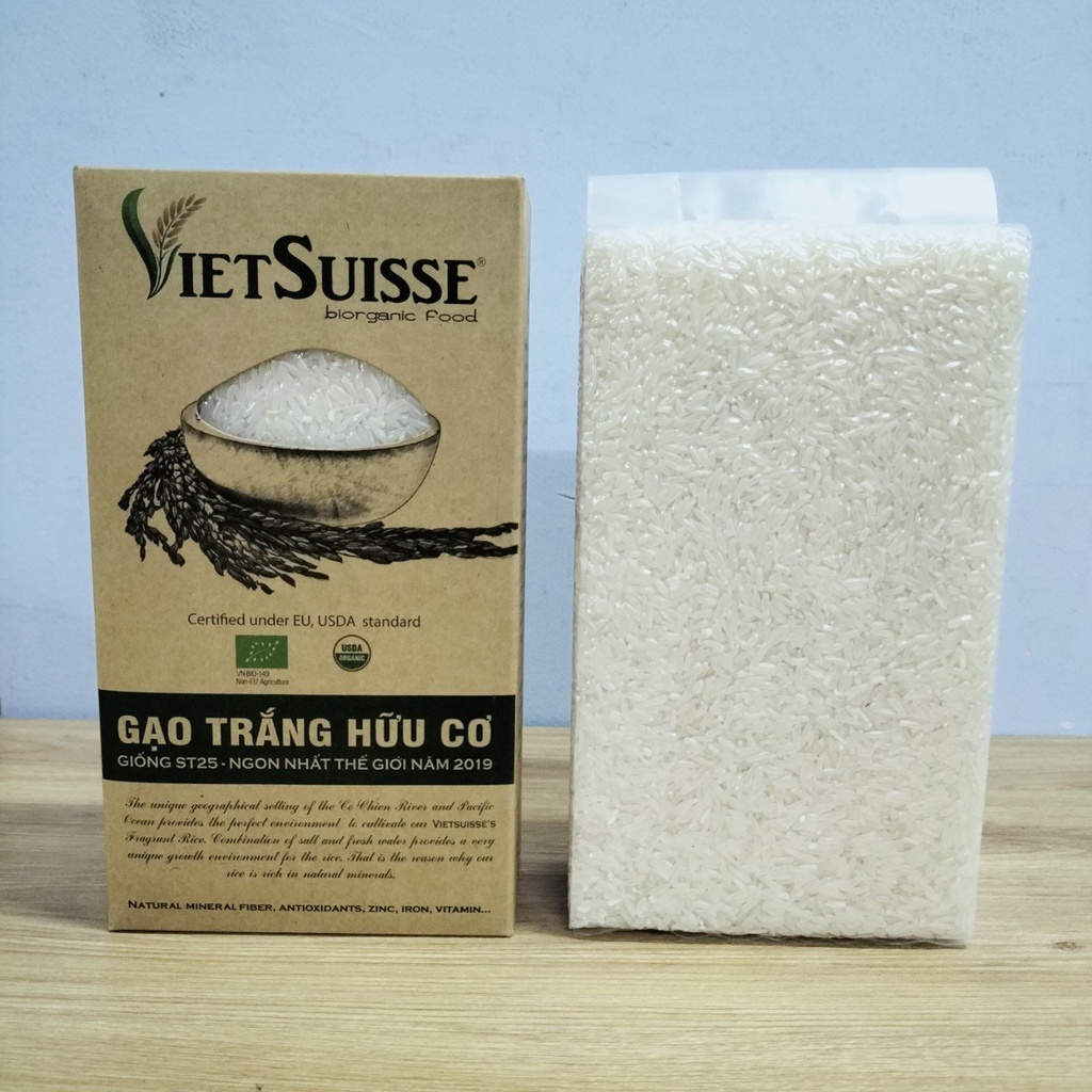 Gạo Hữu Cơ Vietsuisse 1kg