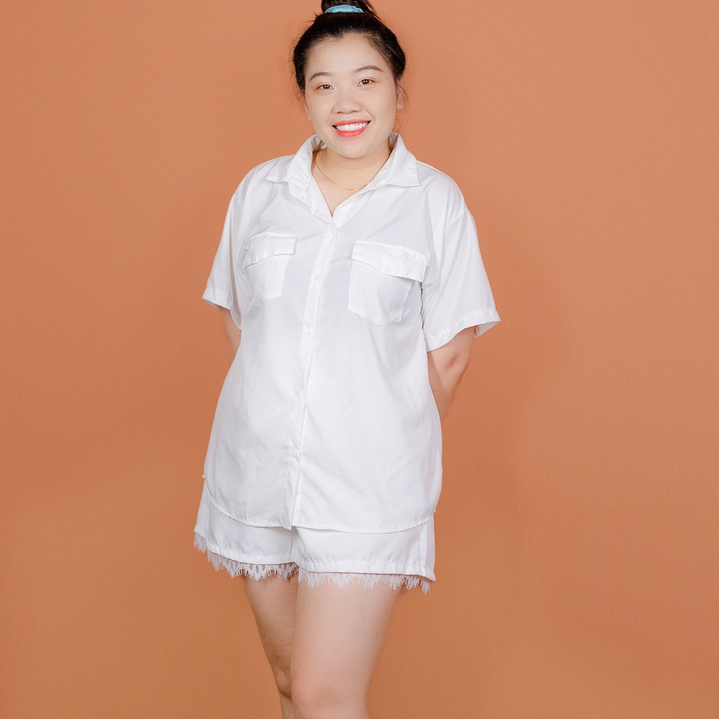 Sơ Mi Bigsize(60kg đến 100kg)Công Sở Cho Người Béo,Học Sinh Mã Sm Túi Hộp