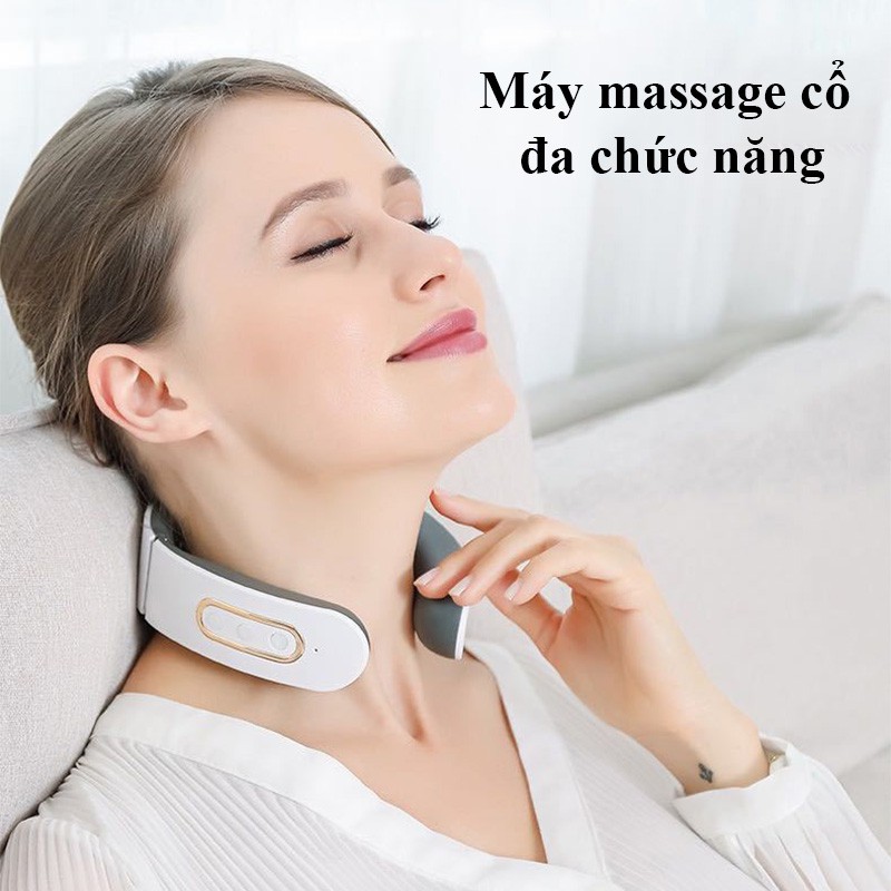 Máy massage cổ thông minh tiện ích phù hợp cho người đau mỏi vai gáy, nhân viên văn phòng